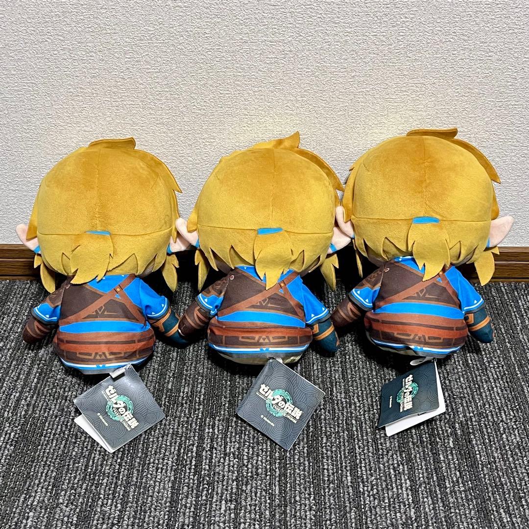 【3個セット】ゼルダの伝説 ティアーズオブザキングダム Lぬいぐるみ“リンク”