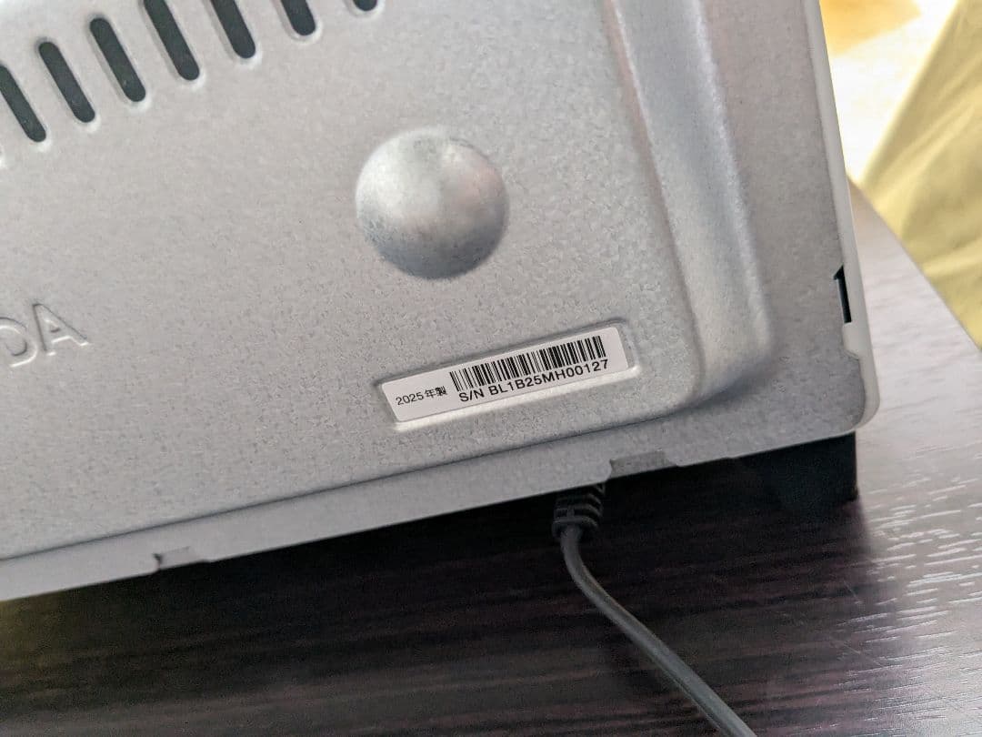 【美品】BALMUDA オーブントースターKTT01JPWH2025年製