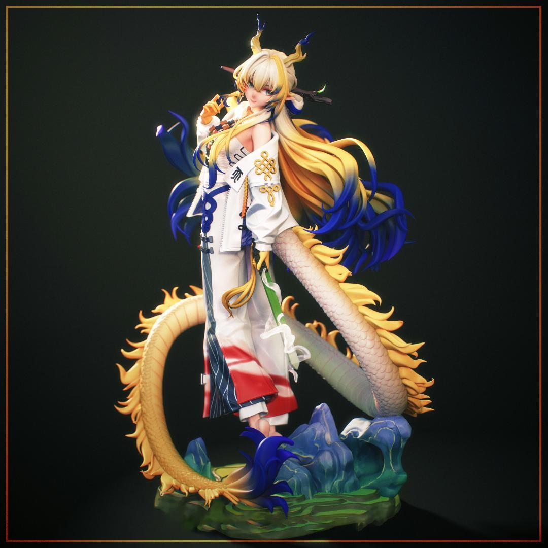 1/7　未塗装 未組立　フィギュア　ガレージキット　シュウ 　アークナイツ