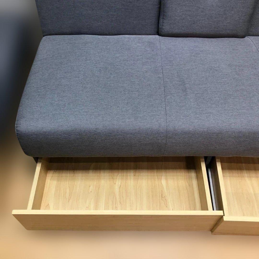 【送料無料】アイリス STSB-2110 ソファベッド 引き出し251001