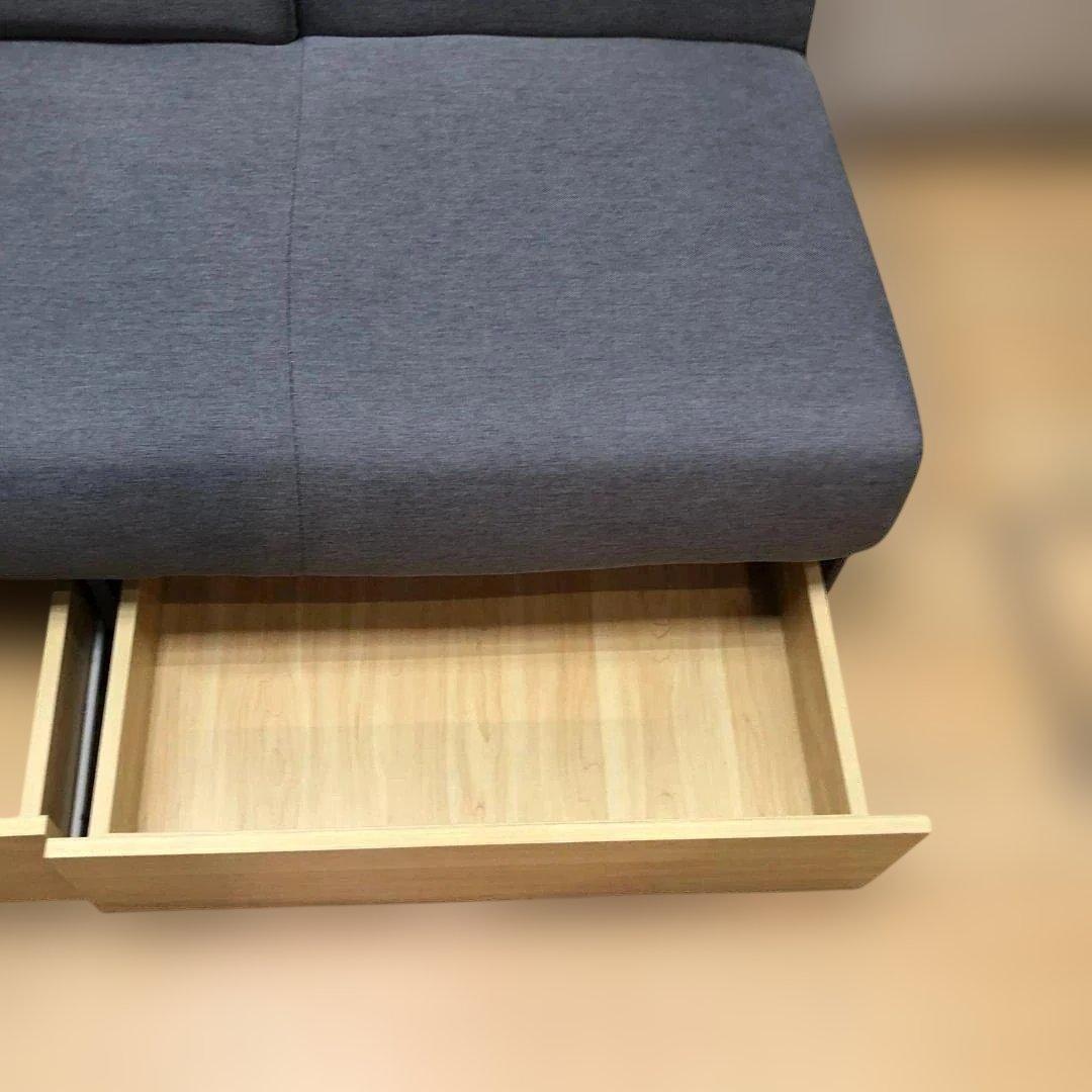 【送料無料】アイリス STSB-2110 ソファベッド 引き出し251001