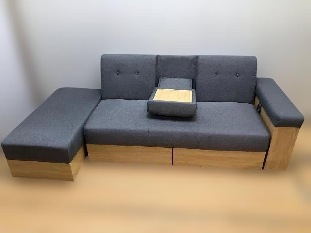 【送料無料】アイリス STSB-2110 ソファベッド 引き出し251001