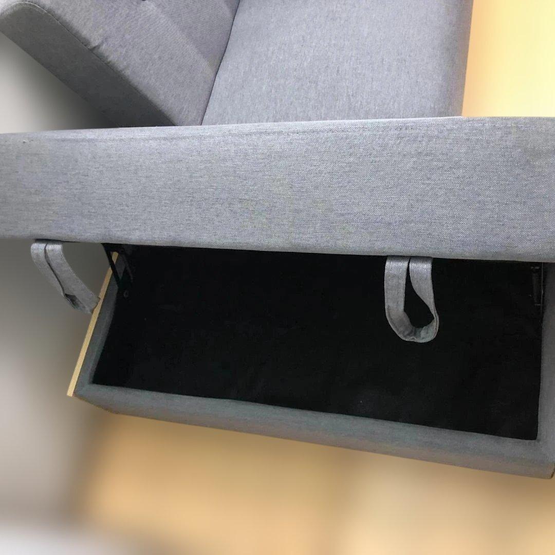 【送料無料】アイリス STSB-2110 ソファベッド 引き出し251001