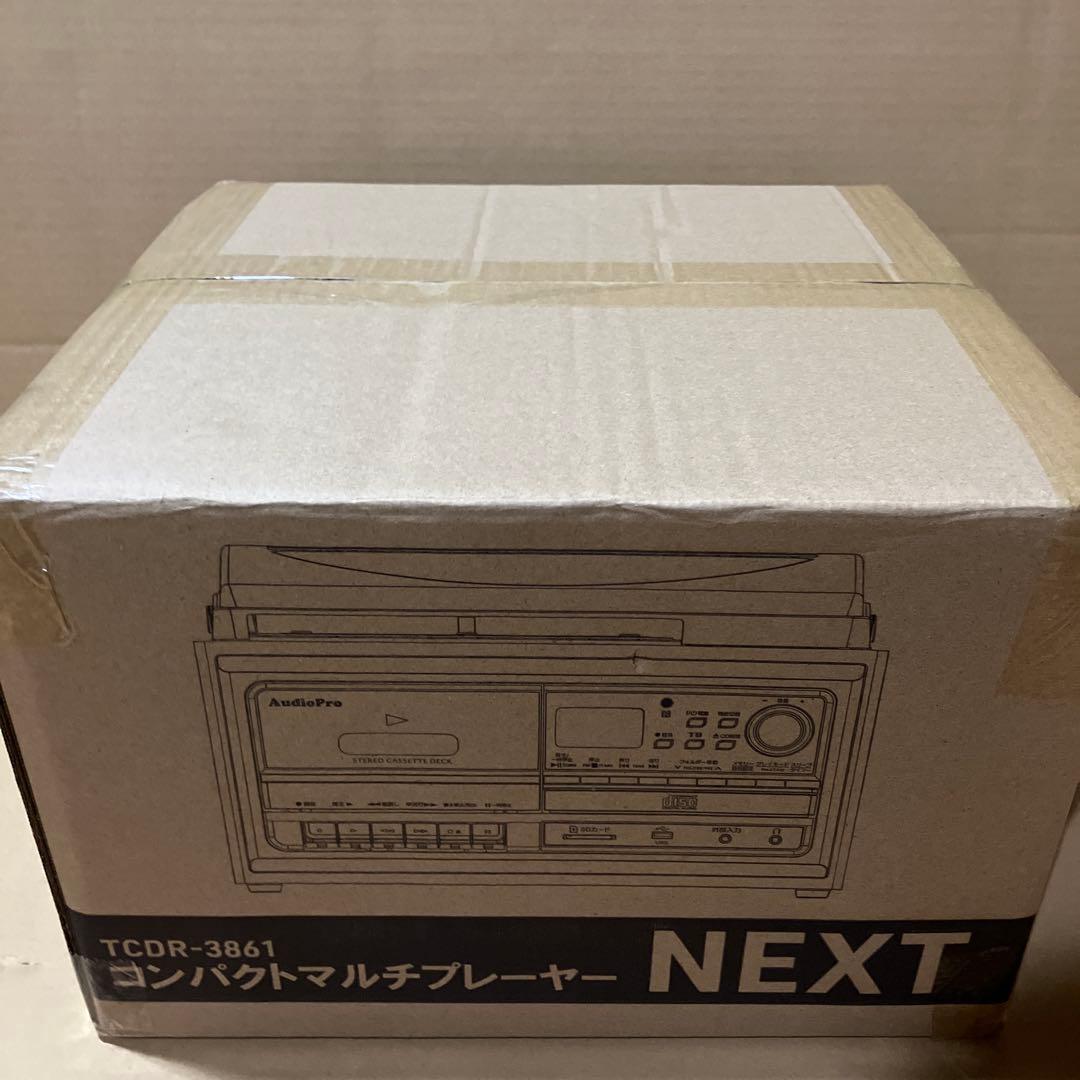 とうしょう レコードプレーヤー コンパクトマルチプレーヤー NEXT ブラック