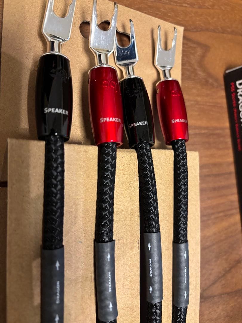 オーディオクエスト ドラゴン Dragon スピーカー ジャンパー ケーブル