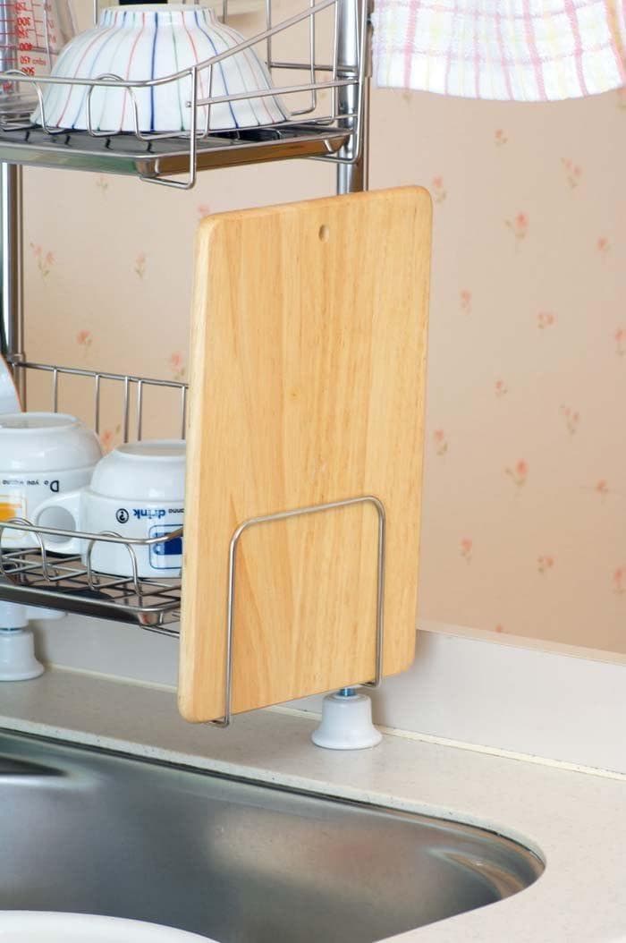 アーネスト 【日本製】 水切りかご (突っ張り) ステンレス 3段 (スリム)