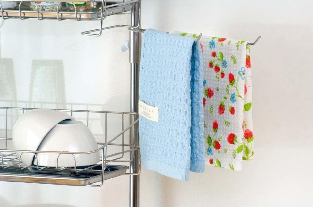 アーネスト 【日本製】 水切りかご (突っ張り) ステンレス 3段 (スリム)