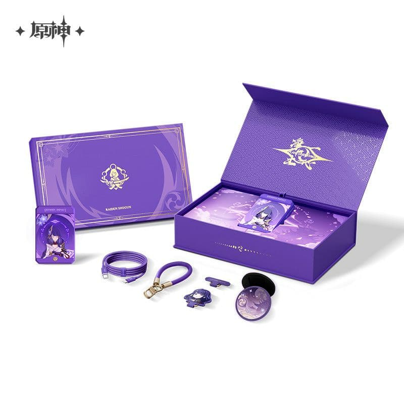 原神　「雷電将軍・影寂の天下人」 モバイルバッテリーボックス