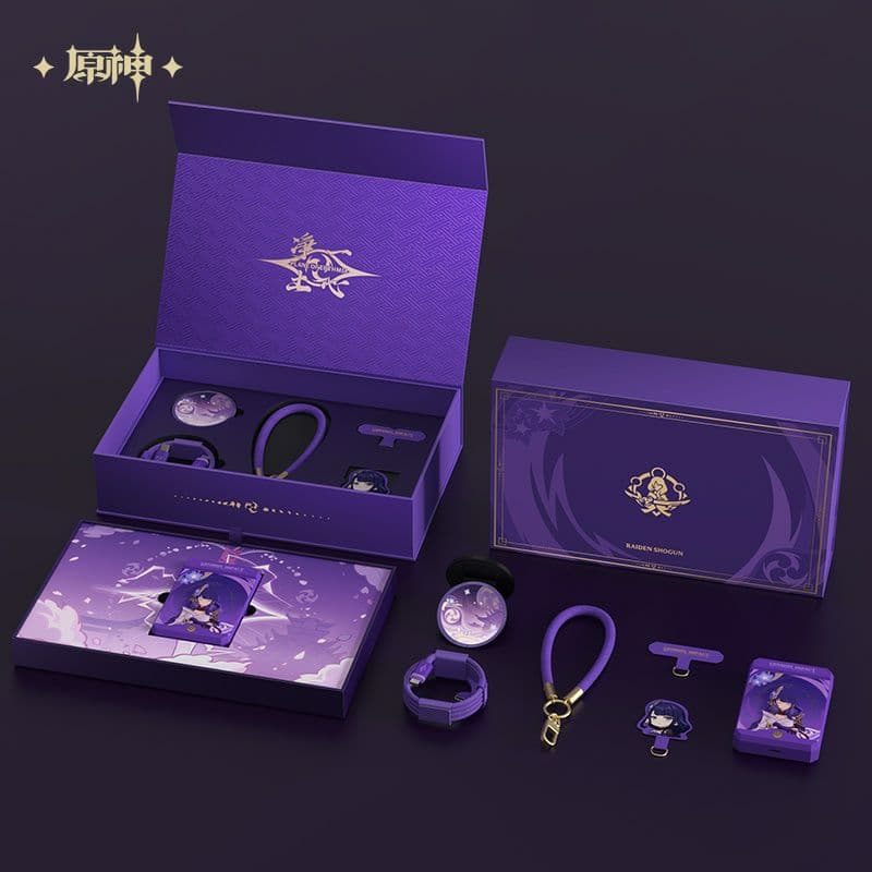 原神　「雷電将軍・影寂の天下人」 モバイルバッテリーボックス