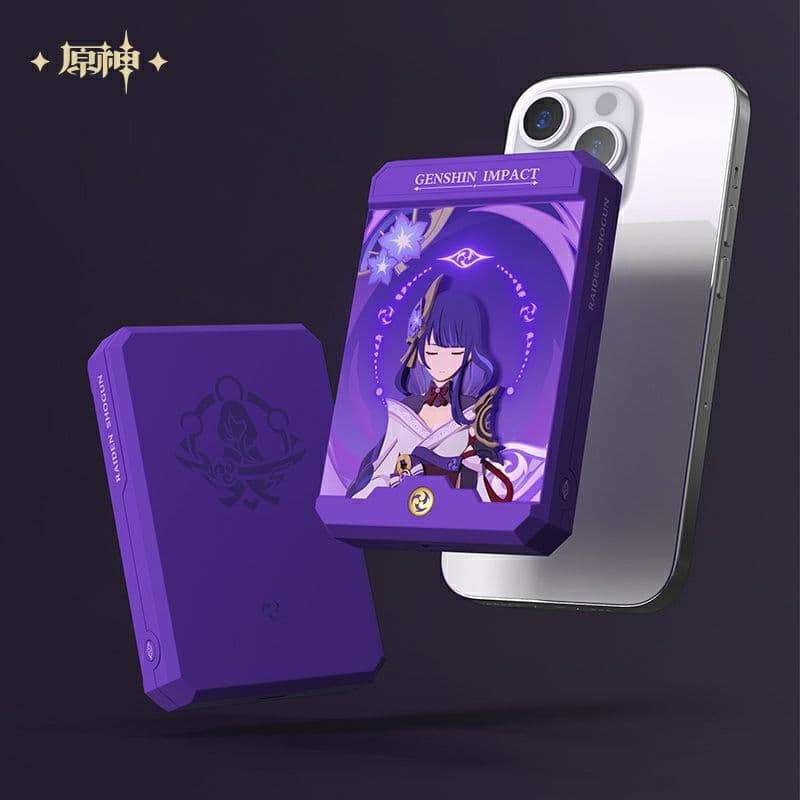 原神　「雷電将軍・影寂の天下人」 モバイルバッテリーボックス