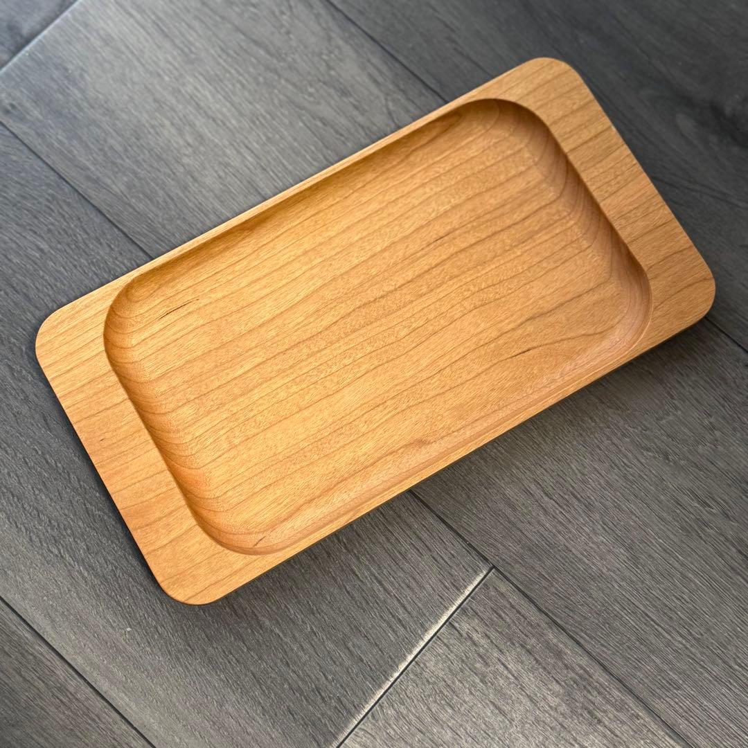 美品　Hacoa キャッシュトレイ　チェリー