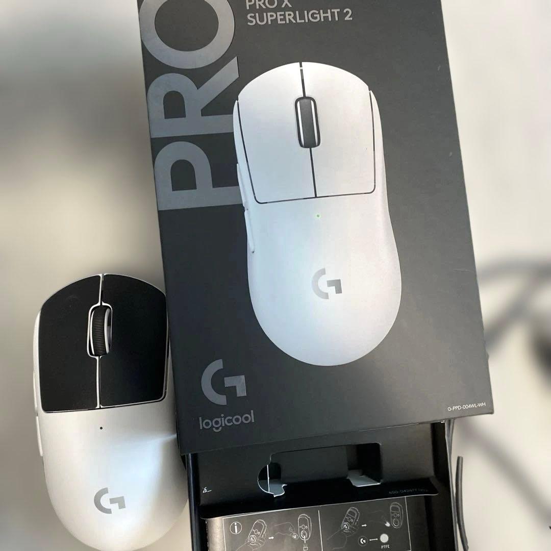 Logicool g pro x superlight2 ホワイト