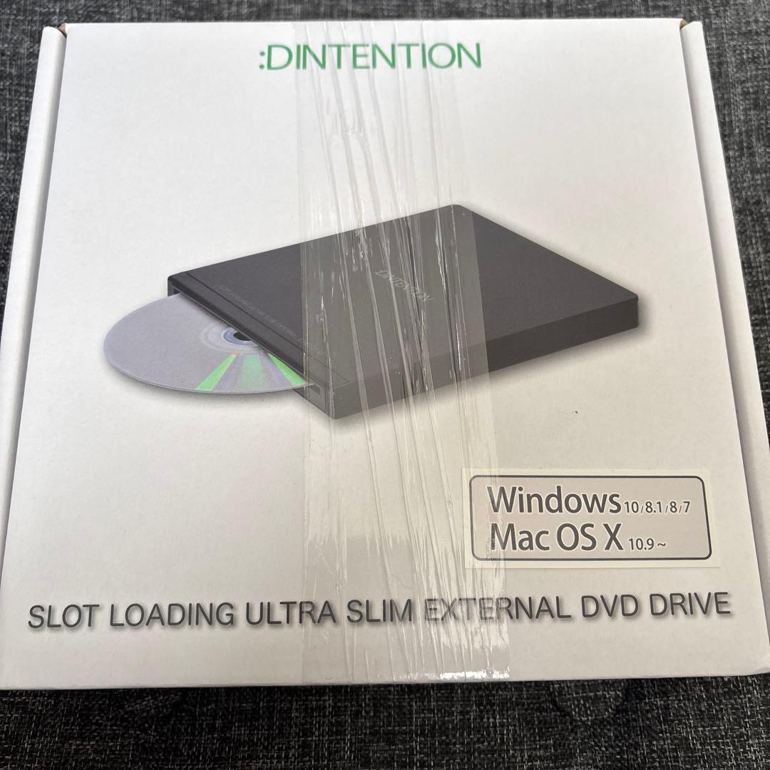 DINTENTION DDEXDV0001BK 外付けDVDドライブ