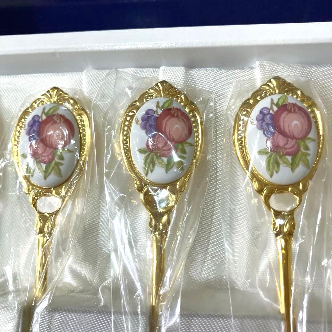 Aynsley ティースプーン　5本　ゴールド　新品