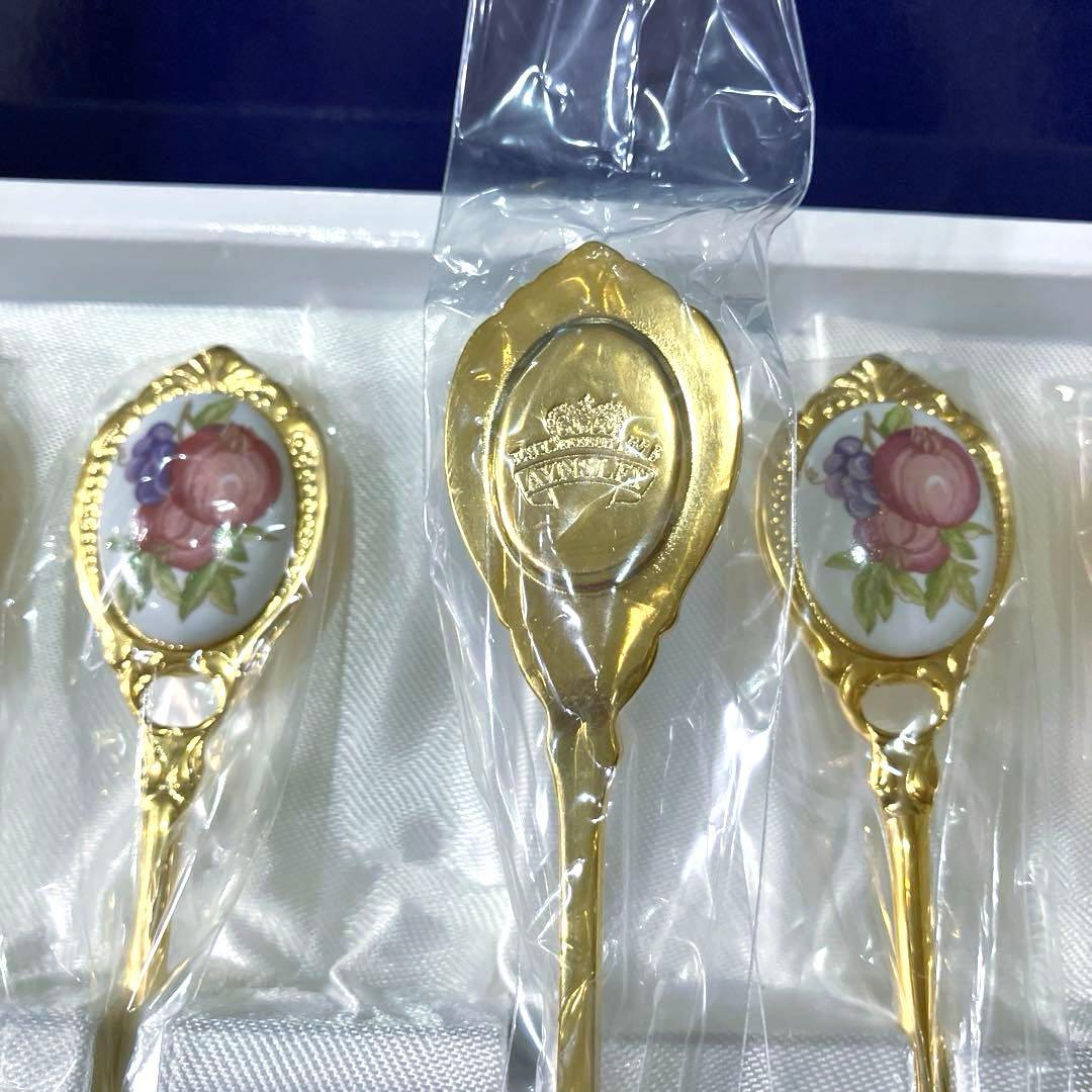 Aynsley ティースプーン　5本　ゴールド　新品