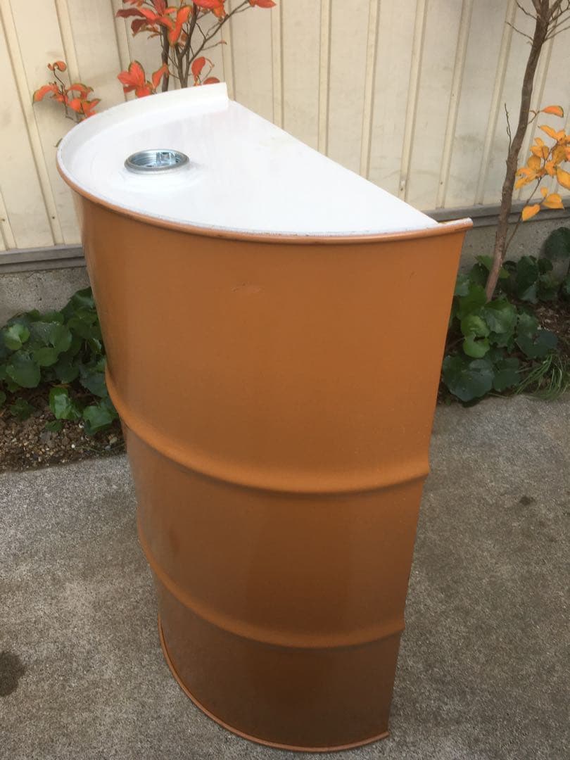 人参塾様用 ドラム缶 半切り 縦半分 無加工