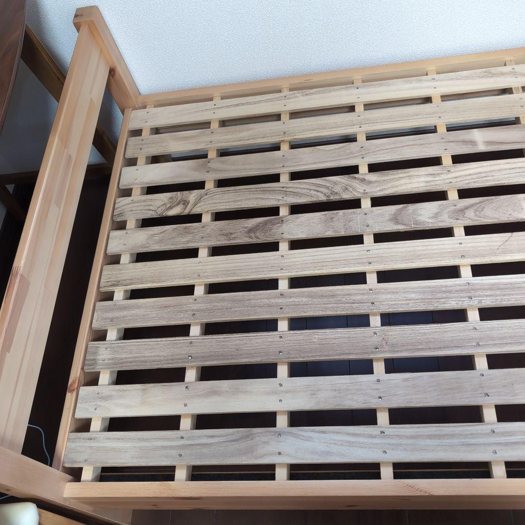 【引き取り限定/要コメント】無印良品　パイン材　ベッドフレーム　　シングル