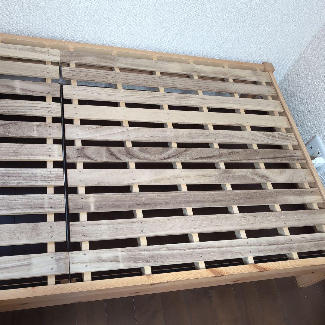 【引き取り限定/要コメント】無印良品　パイン材　ベッドフレーム　　シングル