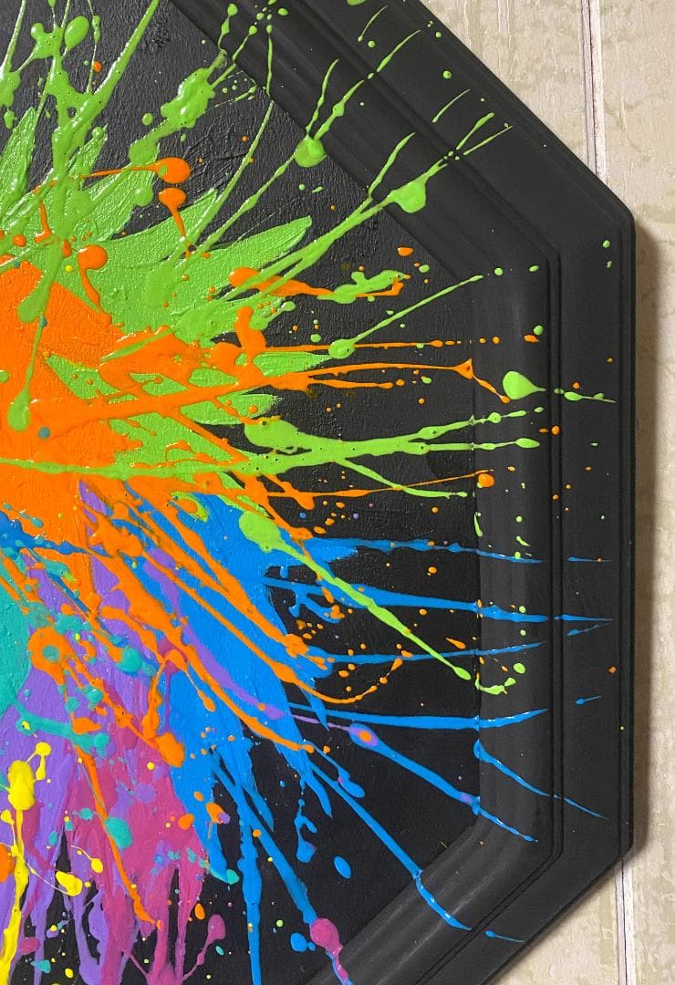 犬 原画 アクリル画 インテリアアート「ワンちゃん」