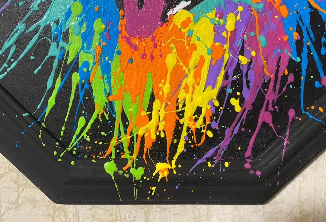 犬 原画 アクリル画 インテリアアート「ワンちゃん」