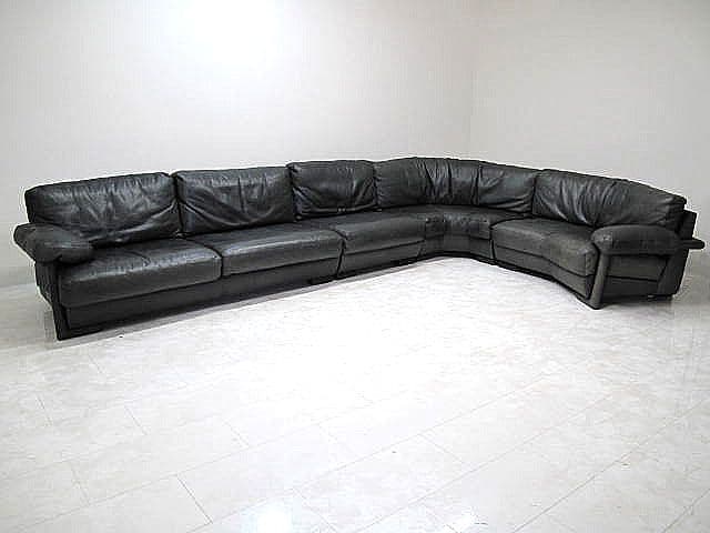 希少品　ノルウェー Vatne　バットネ ヴィンテージ　総革カウチソファ