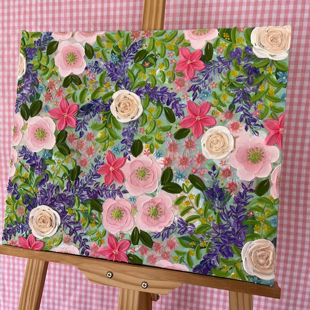 ラベンダー ボタニカルアート フラワーアート 花図鑑 ラベンダーの絵