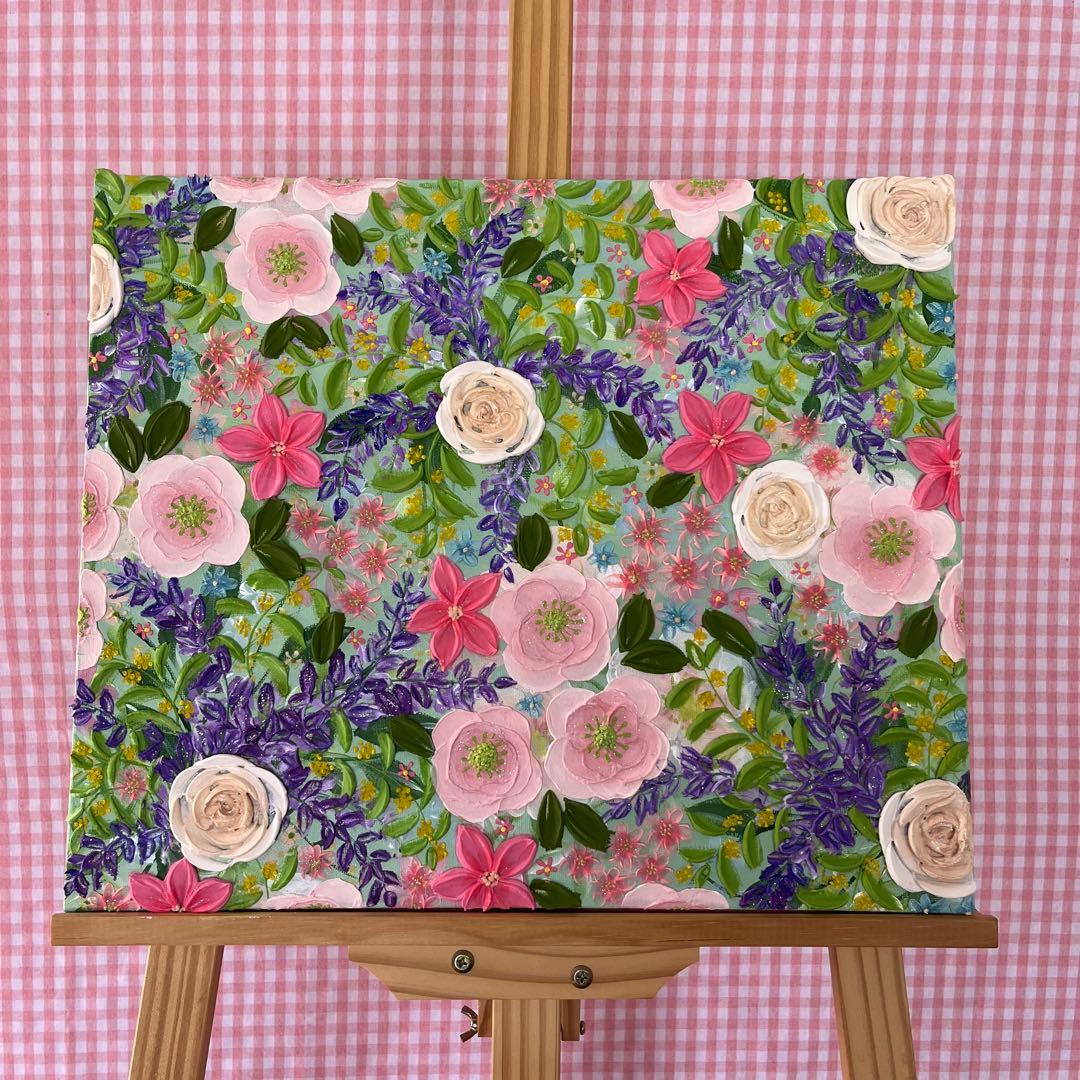 ラベンダー ボタニカルアート フラワーアート 花図鑑 ラベンダーの絵