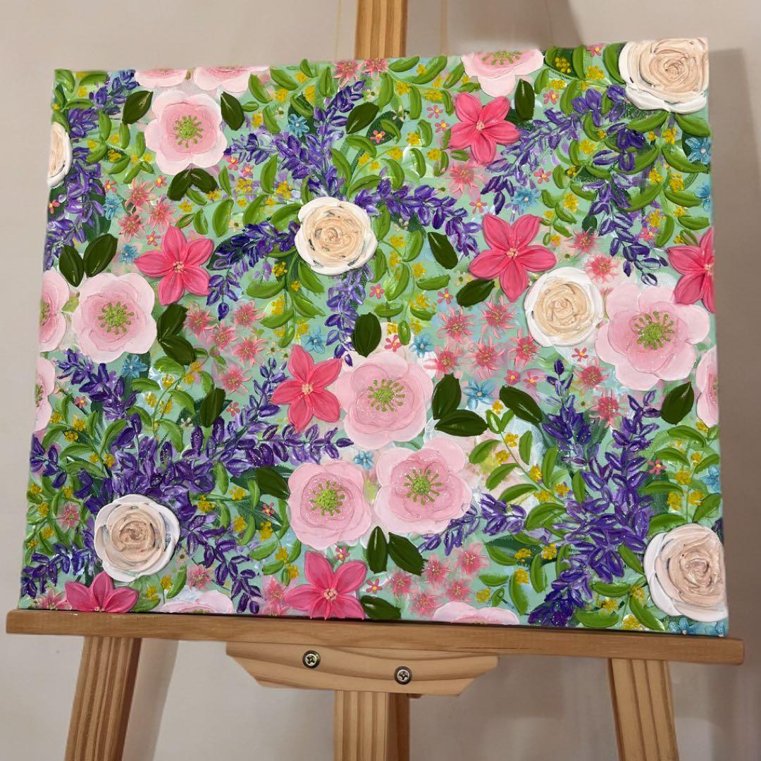 ラベンダー ボタニカルアート フラワーアート 花図鑑 ラベンダーの絵