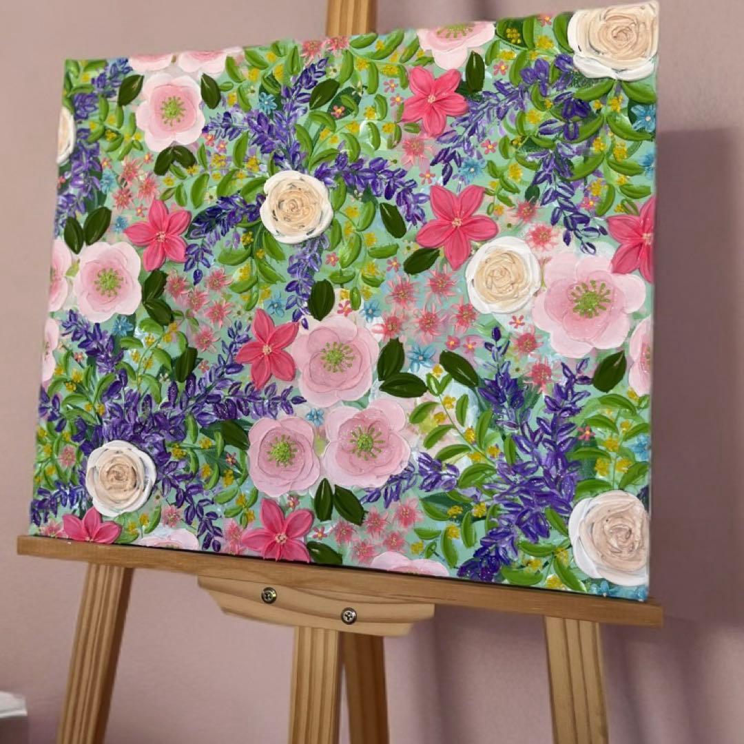 ラベンダー ボタニカルアート フラワーアート 花図鑑 ラベンダーの絵