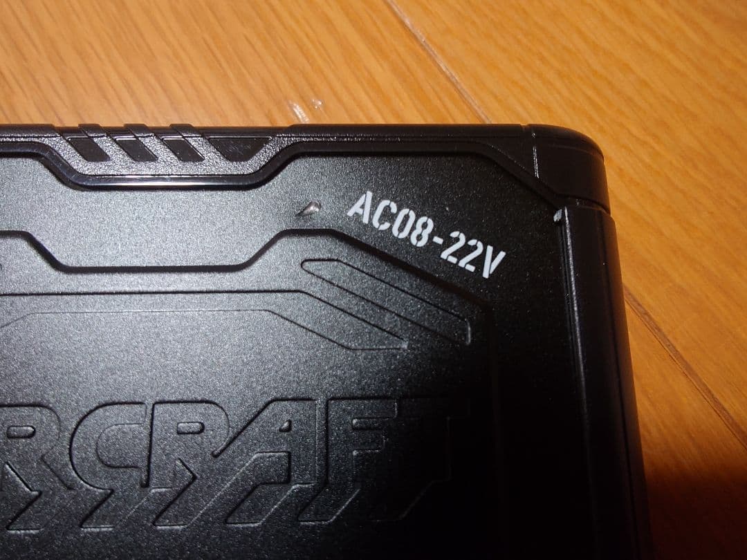 エアクラフト　バートル2024年モデルセット（バッテリー2個）ブラック AC08