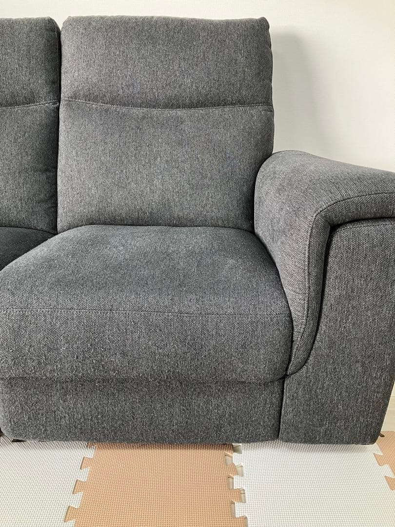 【残り1日の出品　随時値下げ実施中】電動リクライニングソファ2人掛け