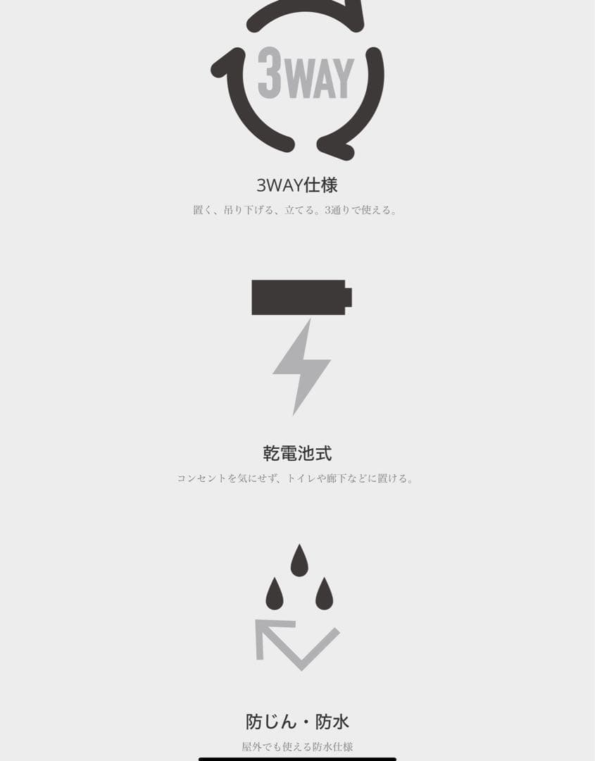 新品　４個　在庫処分　KOBAN LED LIGHTMASTER 3WAYライト