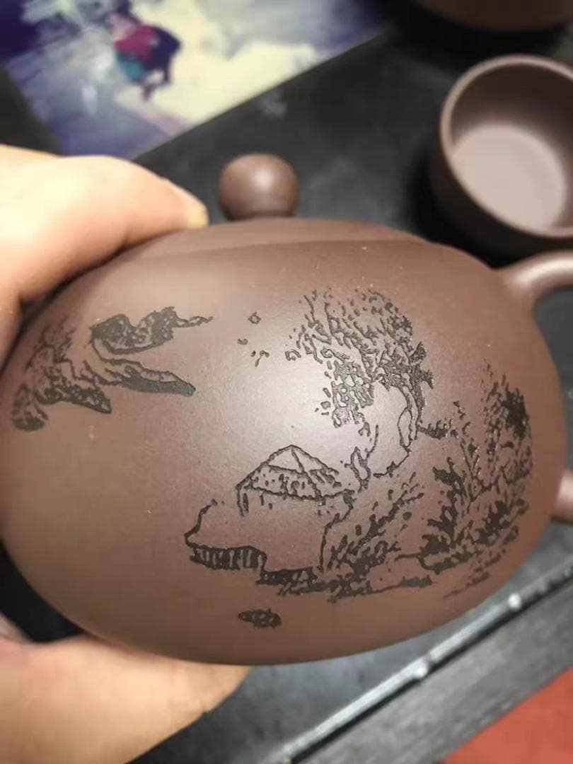 宜興紫砂 朱泥急須 煎茶道具 唐物　急須　茶道具