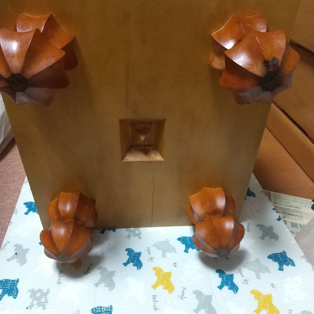 岡村碁盤店銀杏脚付き # 囲碁盤