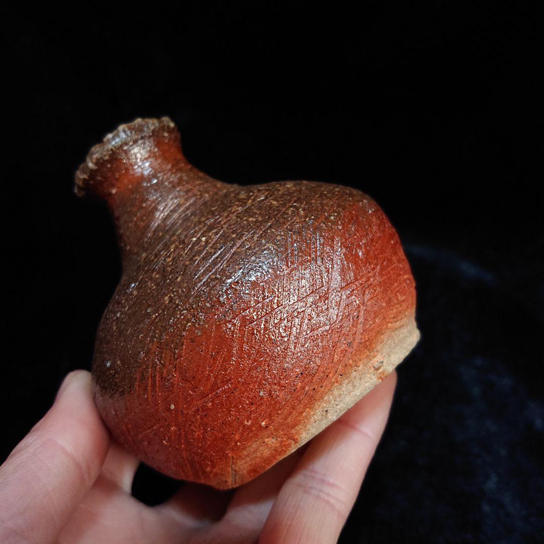 ●ギザ口、一輪挿し…備前焼