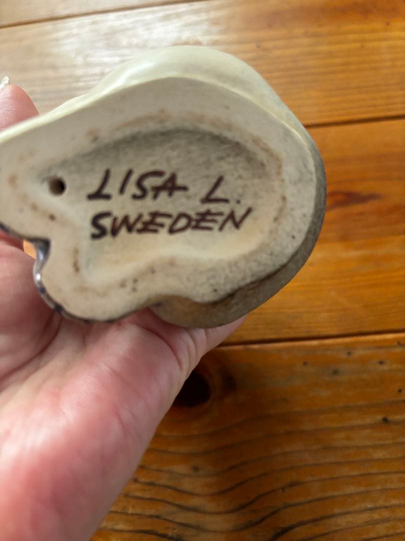 リサラーソン　猫　置物　北欧インテリア