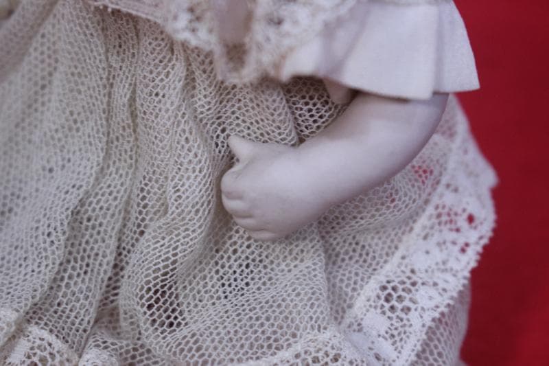 ◆ビスクドール　カワ(・∀・)イイ!!　高さ約13㎝◆アンティーク