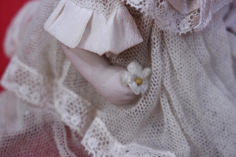 ◆ビスクドール　カワ(・∀・)イイ!!　高さ約13㎝◆アンティーク