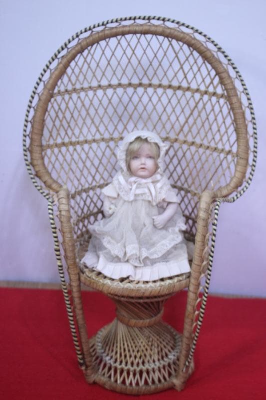 ◆ビスクドール　カワ(・∀・)イイ!!　高さ約13㎝◆アンティーク