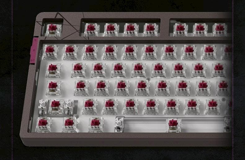 【公式正規品】崩壊：スターレイル　カフカ　108キー（水晶酒紅軸：リニア軸