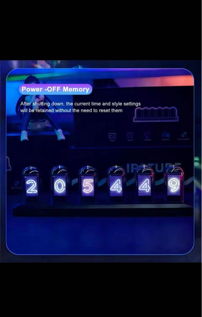 ニキシー管 時計 IPSTUBE H401 未開封 新品