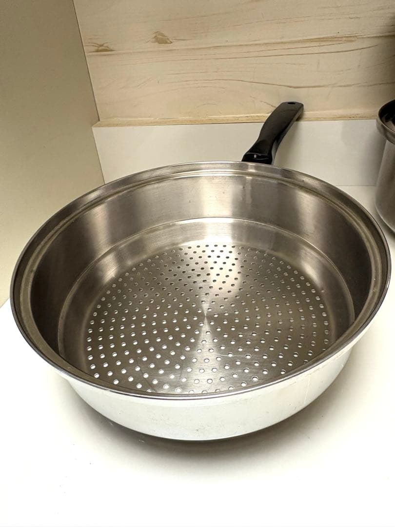 INKOR（インコア）*ステンレス製 片手鍋 スチーマー