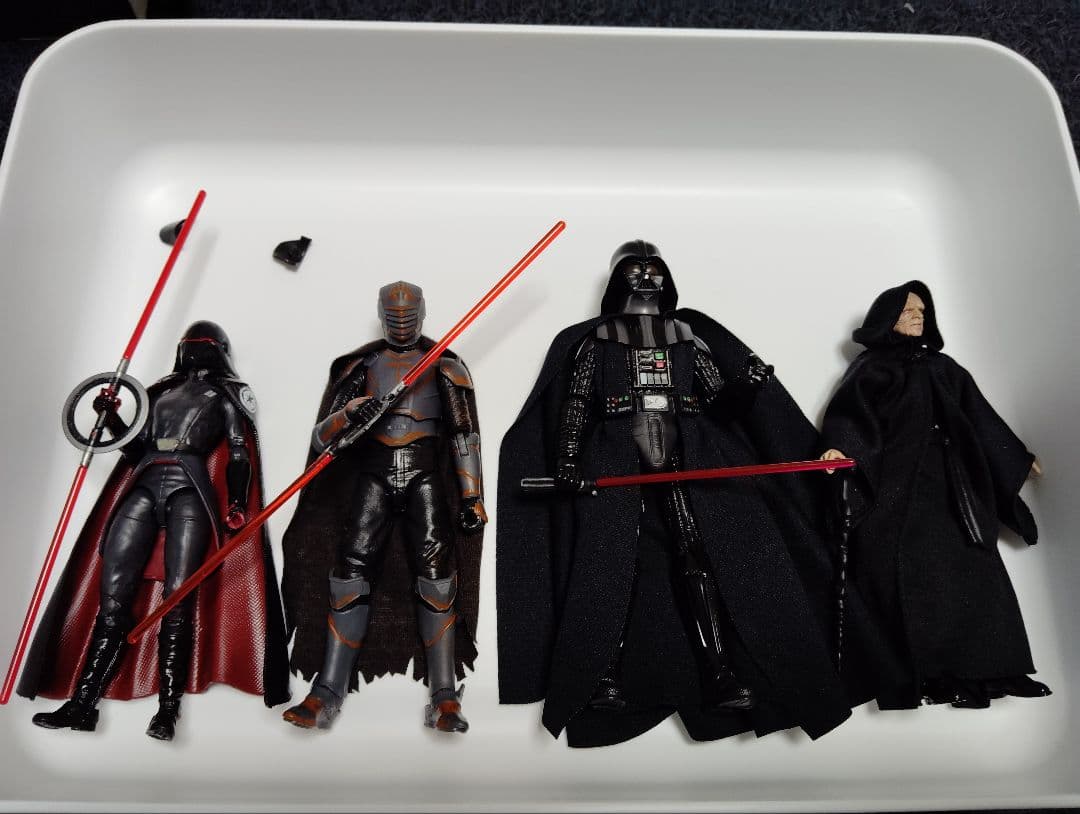 スターウォーズ　ブラックシリーズ　ベイダー　皇帝　尋問官　マロック　フィギュア