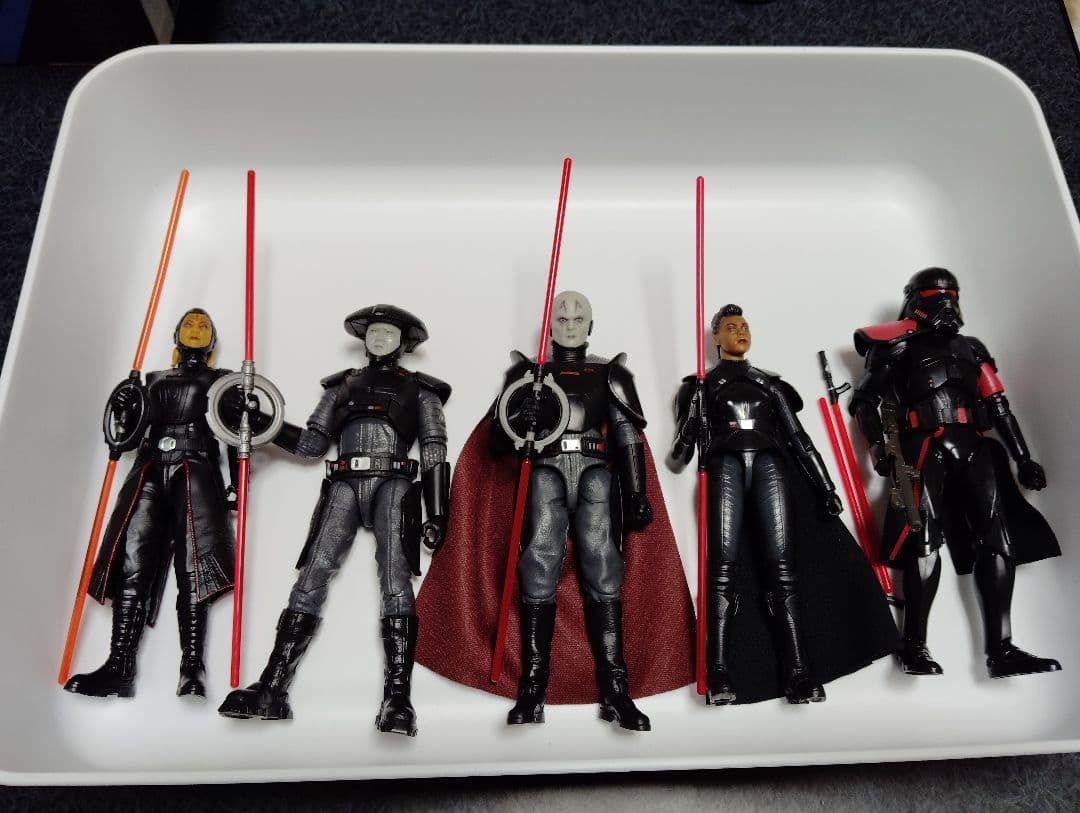 スターウォーズ　ブラックシリーズ　ベイダー　皇帝　尋問官　マロック　フィギュア