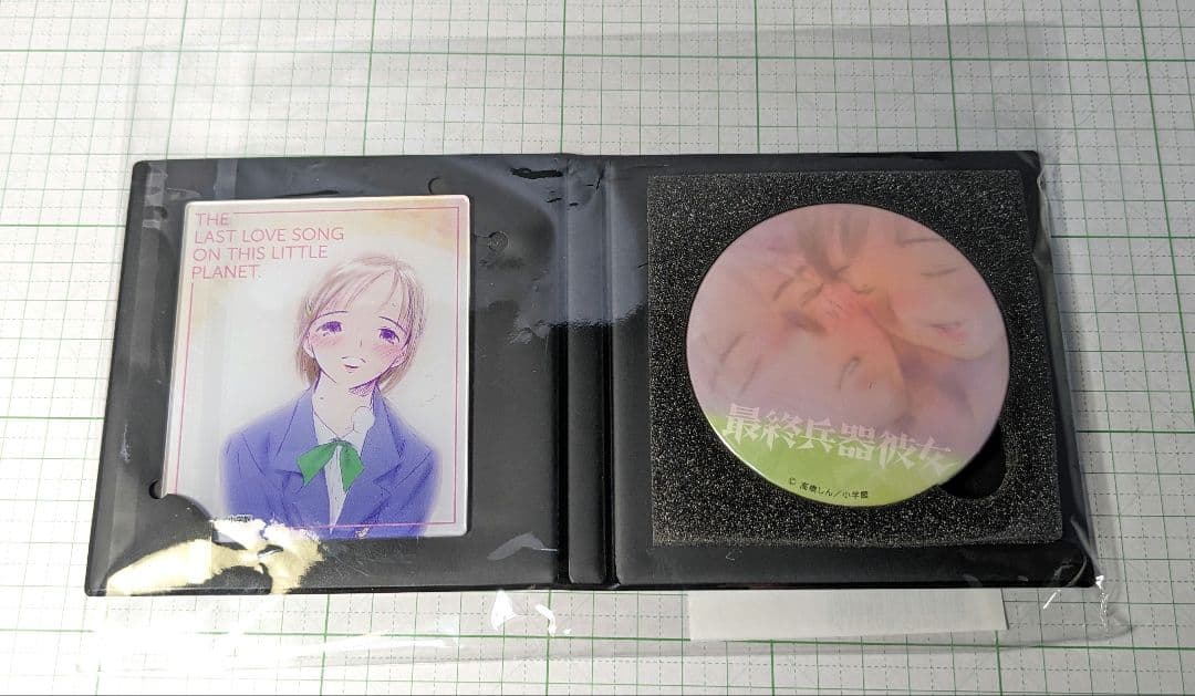 最終兵器彼女　原画展　メモリアルブック　描き下ろしイラスト　缶バッジ