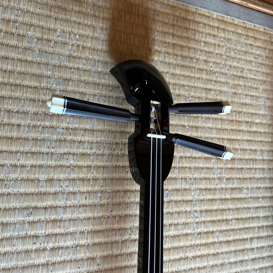 三線本体 ヘビ柄デザイン ケース付き