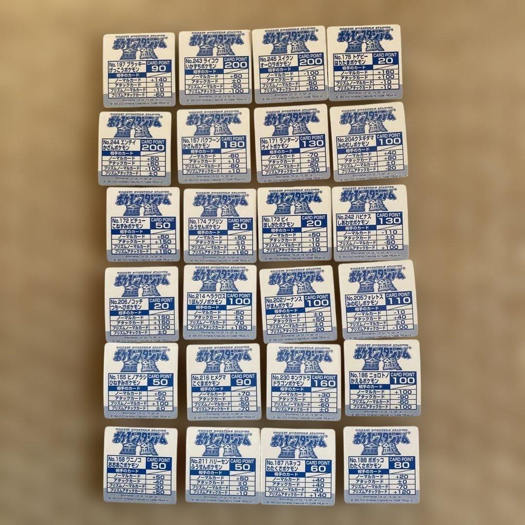 ポケモンガチャ　N64カードコレクション　ポケモンスタジアム金銀　スイクン