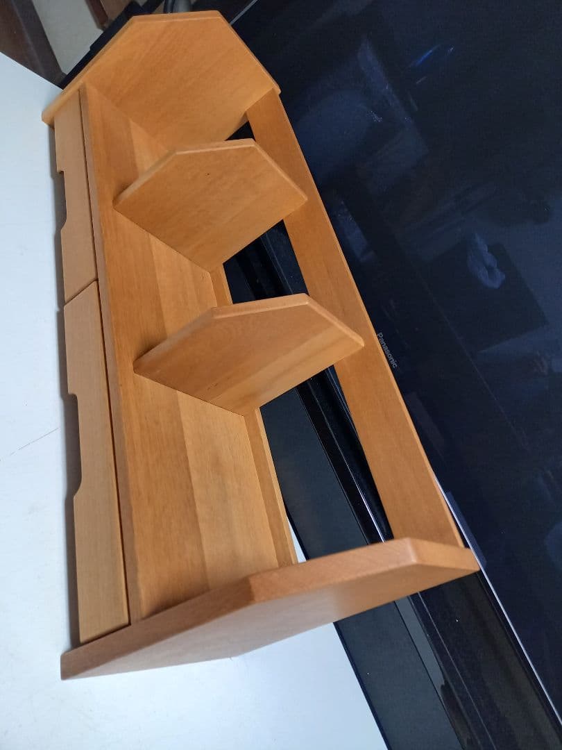 北欧モダン　ナチュラル　オーク　楢　無垢材　サイドラック　ブックシェルフ