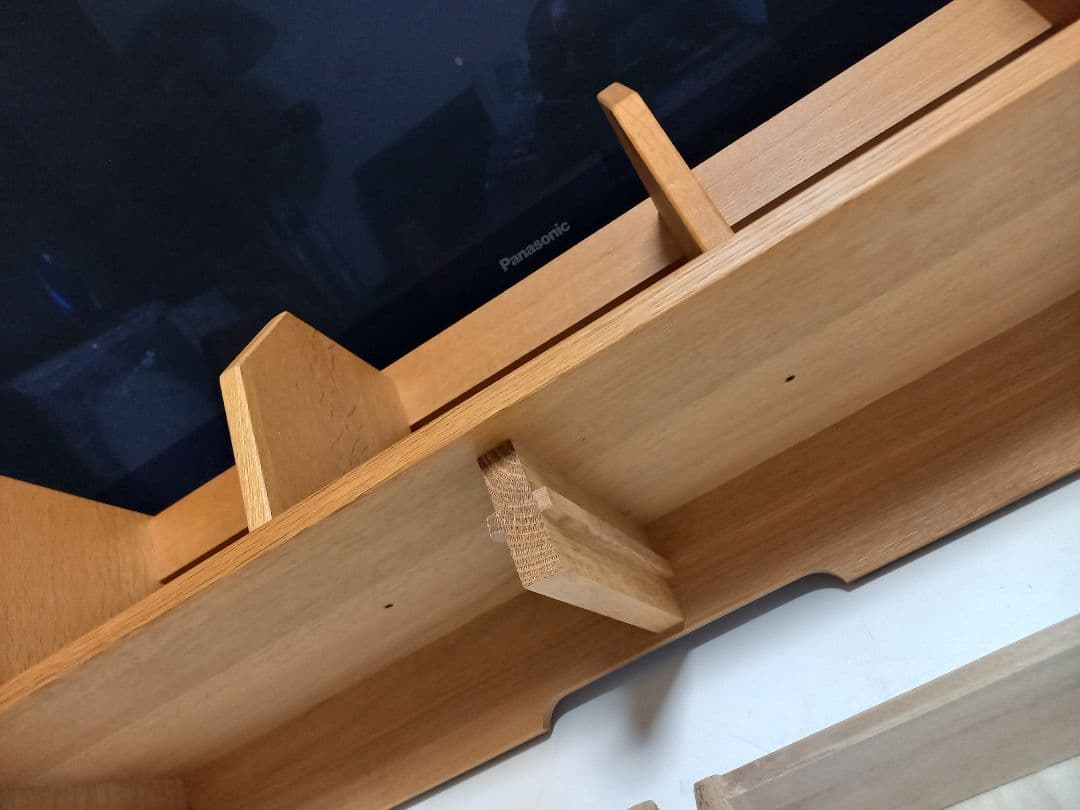 北欧モダン　ナチュラル　オーク　楢　無垢材　サイドラック　ブックシェルフ