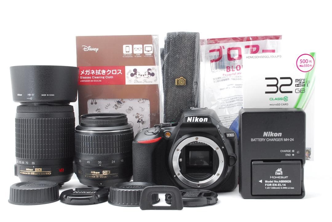 【極上品】Nikon D5600　WiFi　スマホ転送　自撮り　フルHD動画